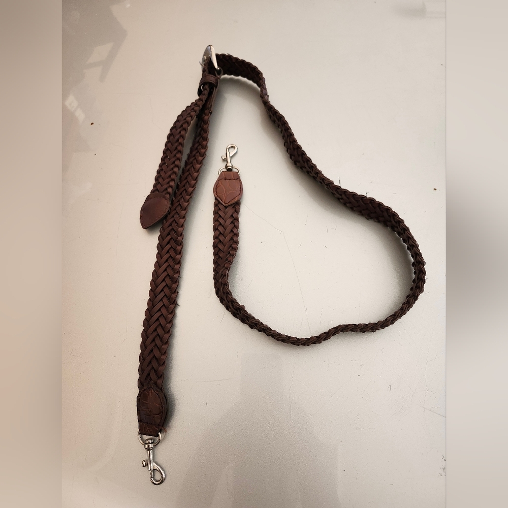 Braided Brown Handbag Strap